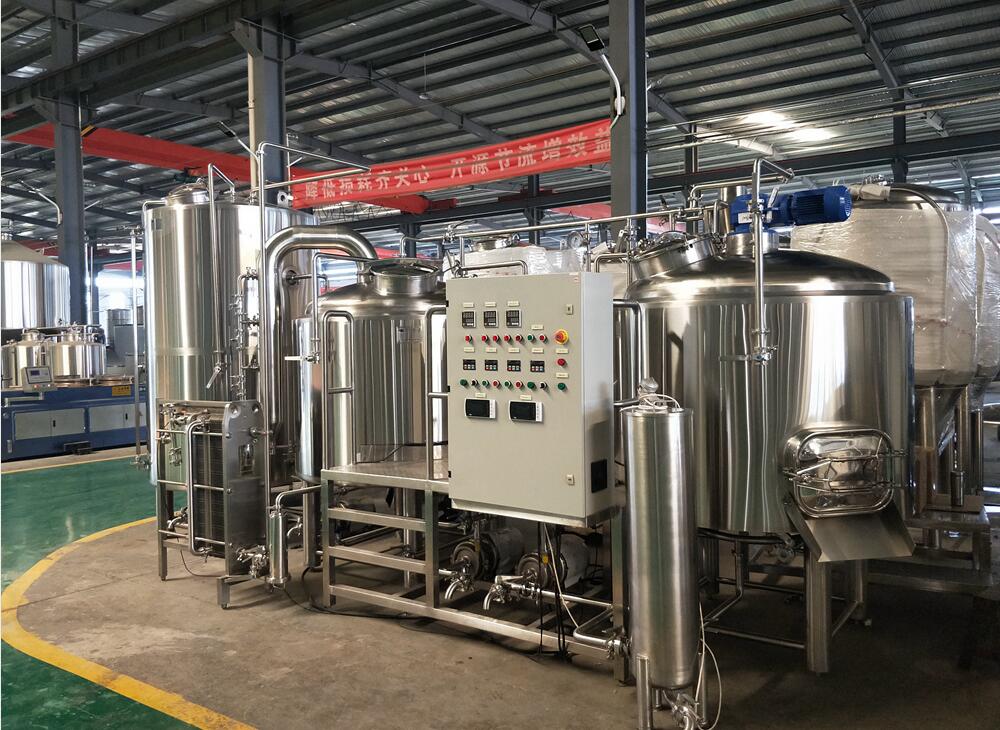 1000L two vessels brewery equipment installed in Austra